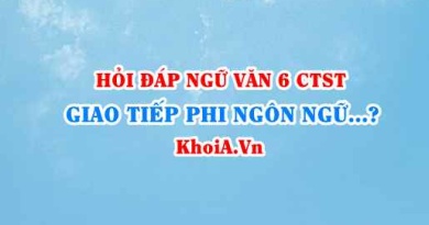 Phương tiện phi ngôn ngữ là gì? ví dụ? Ngữ văn lớp 6 CTST